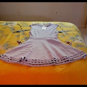 Ted Baker Lilac Knit Dress size 10 NWT